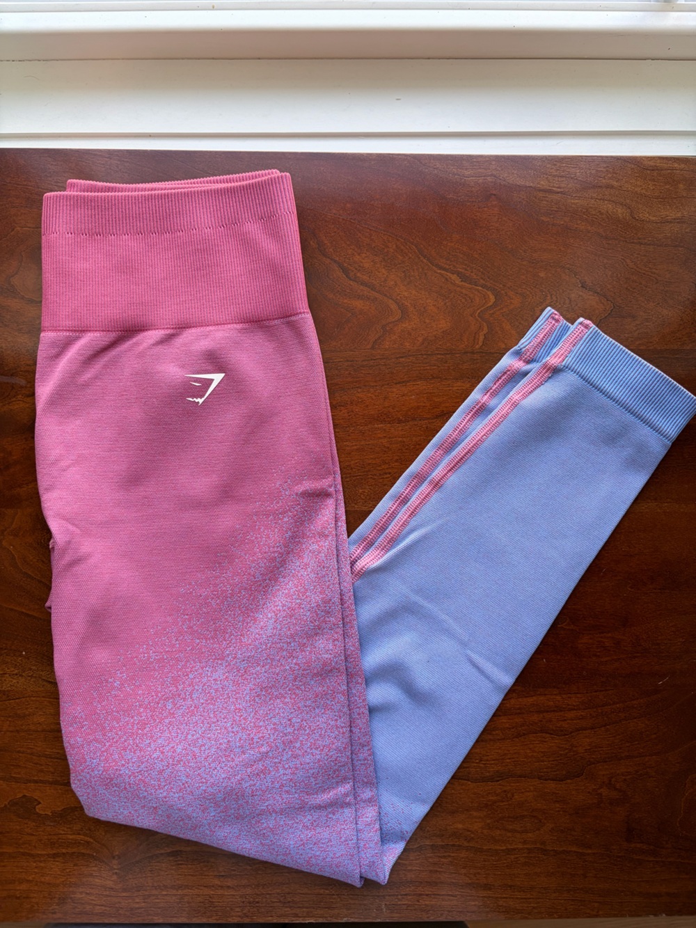 Gymshark Colorblock Active Leggings - Pink & Lavender